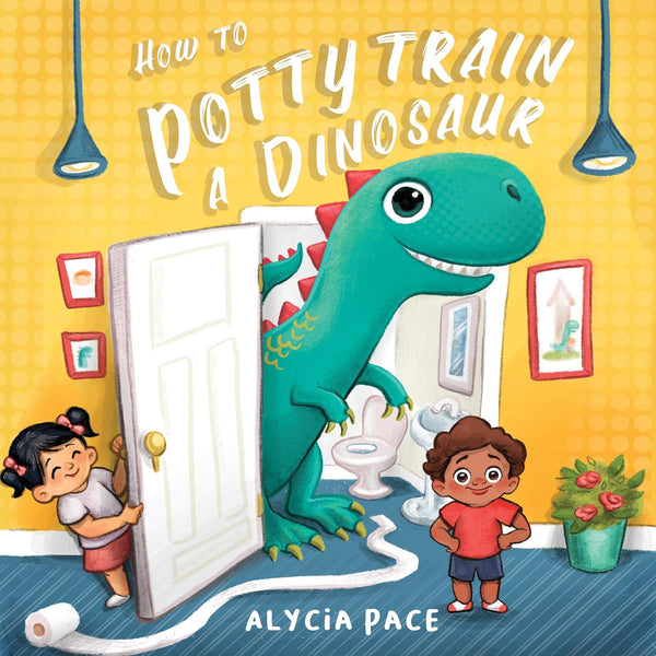 Kids Book |How to Potty Train A Dinosaur - Books & Activities - Poshinate Kiddos Baby & Kids Store - Cover of book