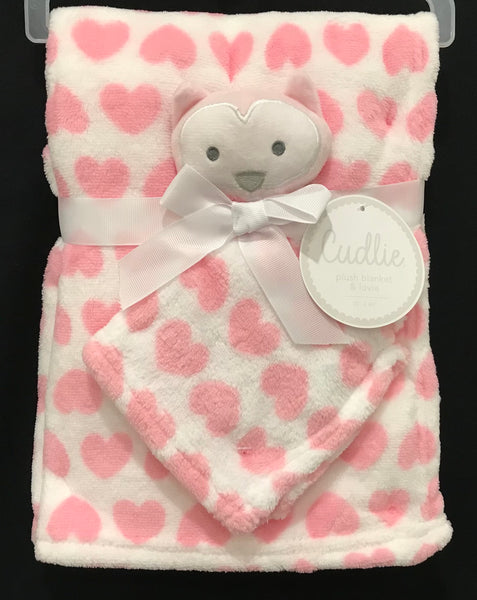 Pink fleece deals baby blanket