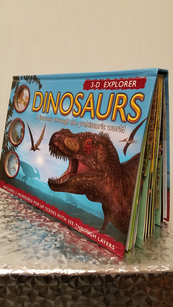 3-D Explorer: Dinosaurs: A Journey through the Prehistoric World (3D Explorers) [洋書] Kids Book | Dinosaurs 3-D A Journey Through The Prehistoric