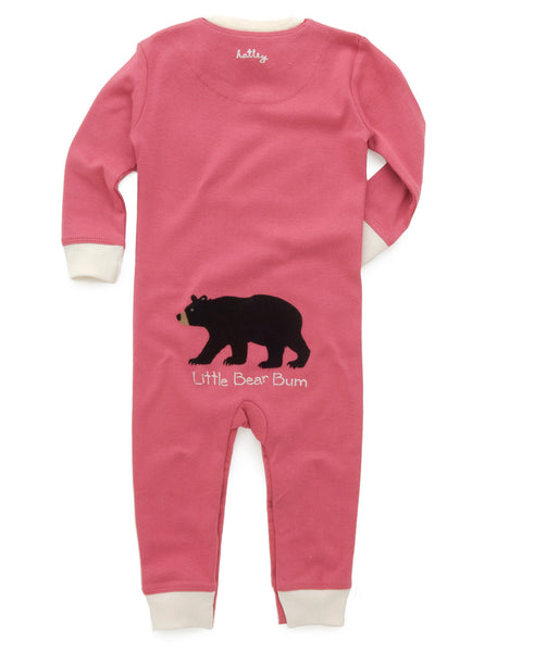 Little Kiddo Romper Set | Pink/Bear
