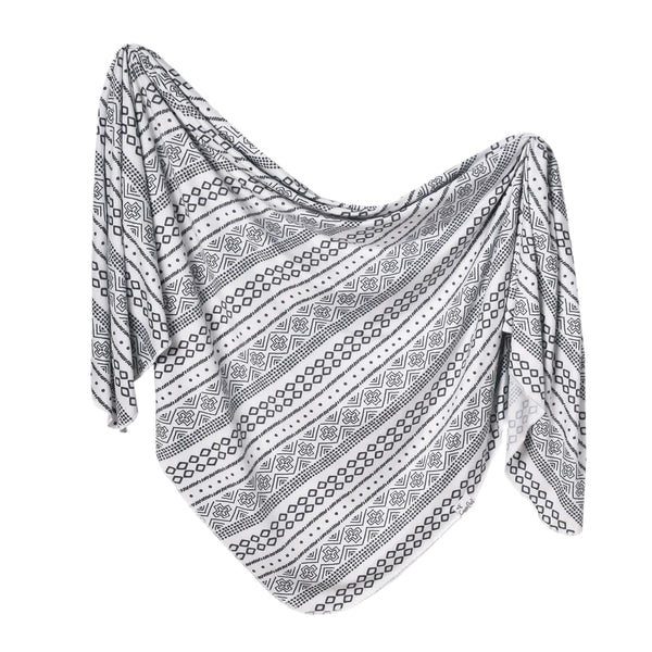 Baby Blanket | Knit Swaddle | Aztec