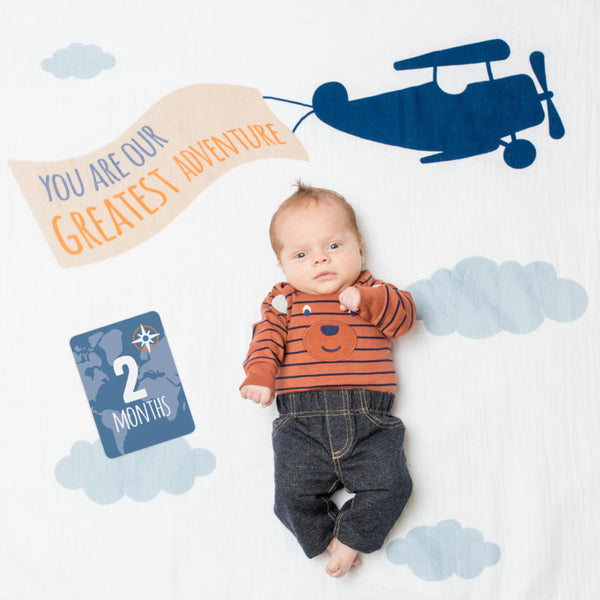 Baby's First Year Blanket & Card Set | Greatest Adventure