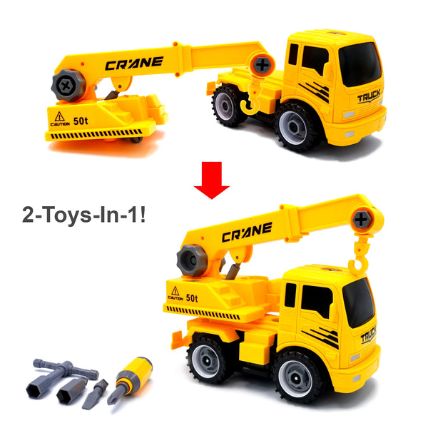 Construct A Truck - Crane. Take It Apart ; Put It Back Together +