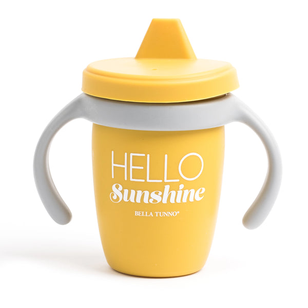 Kids Sippy Cup | Hello Sunshine - Food Prep & Accessories  - Poshinate Kiddos baby & kids Store - front of cup