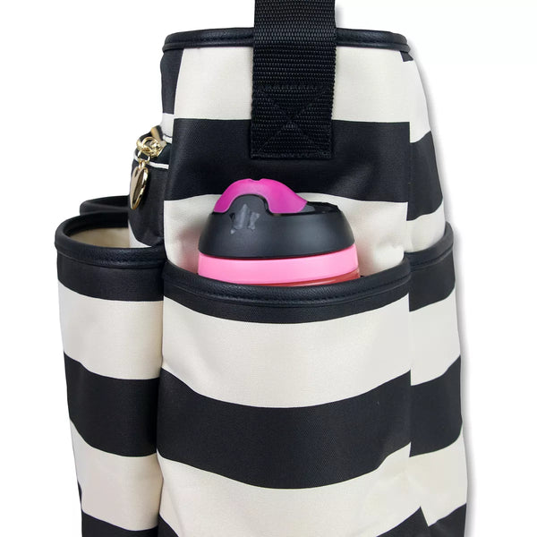 Diaper Bag Tote  Grey Chevron – Poshinate Kiddos