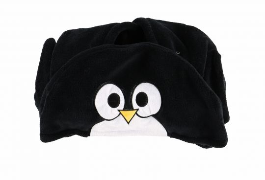 Hooded Kids Fleece Blanket | Penguin