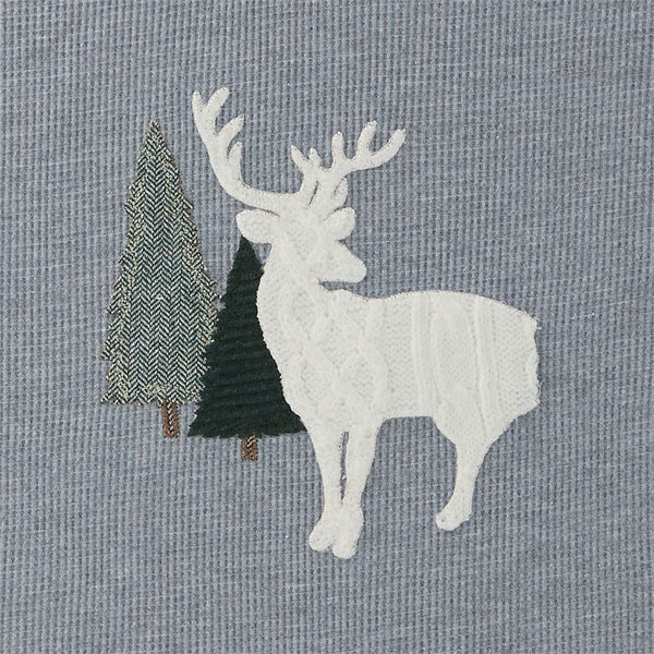 Baby Boy Onesie Deer & Trees Grey Camo Poshinate Kiddos