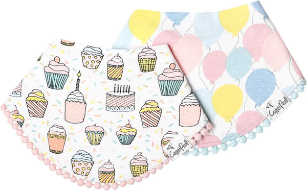 Baby Bibs | Bandana | Fashion Prints | 2-pk