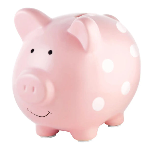 Piggy Bank | Polka Dot | Ceramic