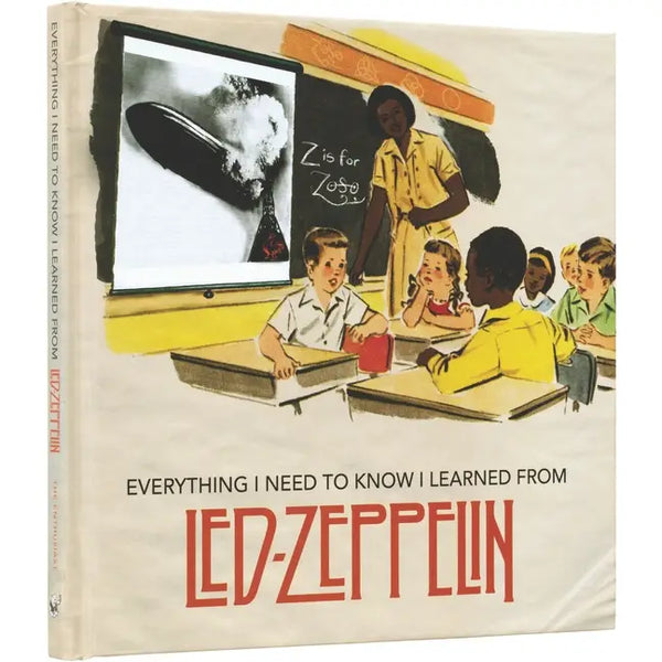 Parents Book | Everything I Need to Know | Led Zeppelin- Books & Activities - Poshinate Kiddos Baby & Kids Store - View of cover of book