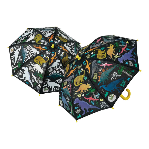 Kids Color Changing Umbrella | Dinosaur