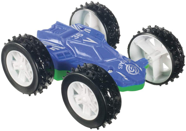 Poshinate Kiddos Baby & Kids Store -Blue toy vehicle with large wheels on a white background