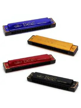 Kids Harmonica | 16 Hole Chromatic - Musical Instruments - Poshinate Kiddos Baby & Kids Store - view  of harmonicas