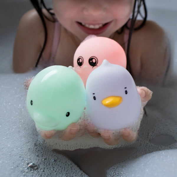 Kids Bath Toy | Light Up | Set of 3