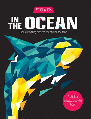 Kids Sticker Book | Jigsaw Puzzle | Ocean - Books & Activities - Poshinate Kiddos Baby & Kids Store - Front of book