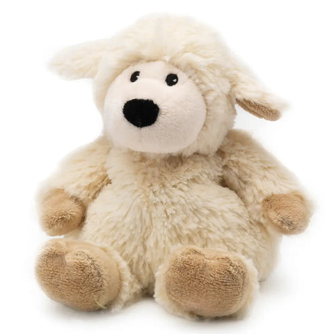 Heatable Stuffed Animal | Sheep Jr Size - Heatable Plush Toys -  - Poshinate Kiddos Baby & Kids Store - front of sitting sheep