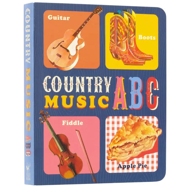 Kids Book | ABC's | Country Music - Books and Activities - Poshinate Kiddos Baby & Kids Store - View of the cover of book