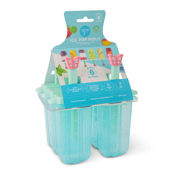 Kids Popsicle Mold | 6 pc Set - Food prep & accessories - Poshinate Kiddos Baby & Kids Store - shows butterfly set in packaging