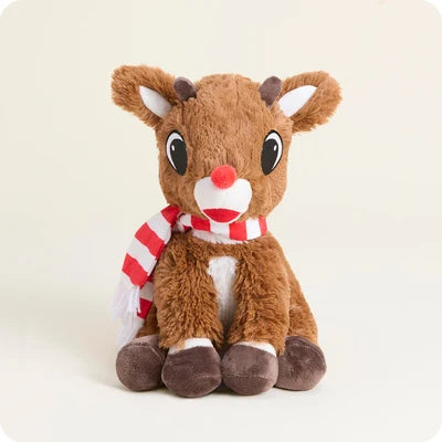 Heatable Stuffed Animal | Rudolf - Heatable Stuffed Animals - Poshinate Kiddos Baby & Kids Store - front of Rudolf