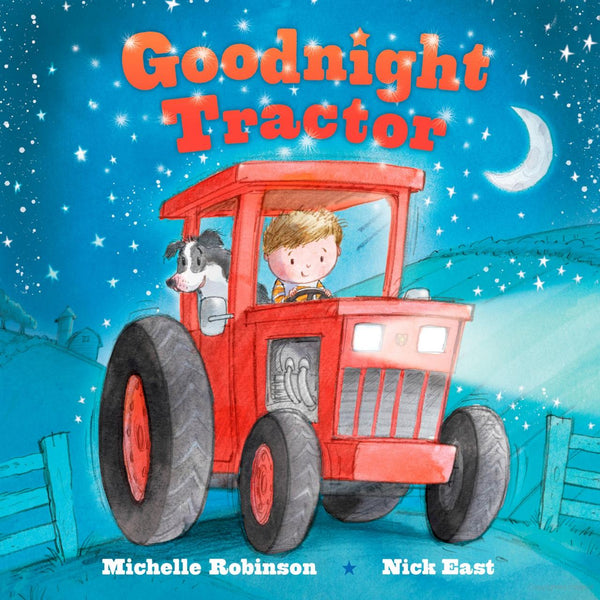 Kids Book | Goodnight Tractor - Books & Activities - Poshinate Kiddos Baby & Kids Store - Front view of book