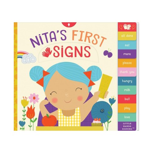 Kids Book | Nita's First Signs - Books & Activities - Poshinate Kiddos Baby & Kids Gifts