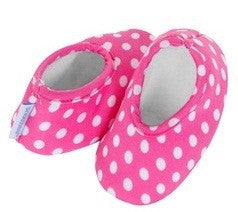 Baby Slippers | Pink Dot - Baby Footwear - 0-3 months / Pink Dots - Poshinate Kiddos