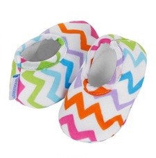Baby Slippers | Chevron Stripe - Baby Footwear - 0-3 months / Chevron Stripe - Poshinate Kiddos