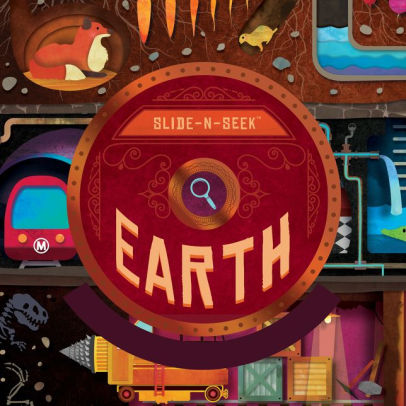 Kids Book | Slide N Seek Earth - Books and Activities - Poshinate Kiddos Baby & Kids Boutique - awesome interactive book about Earth
