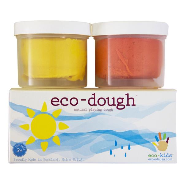 Kids Eco Dough | Natural Play Dough | 2 Pack - Books and Activities - Poshinate Kiddos Baby & Kids Boutique - 2 pack shown with box