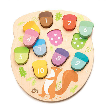 Wooden Toys | Counting Acorns | Sustainable Wood