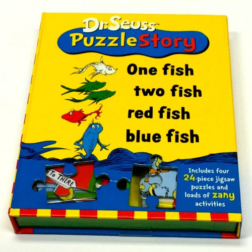 Dr. Suess Puzzle Story | One Fish Two Fish - Puzzles, Games & Toys - Poshinate Kiddos