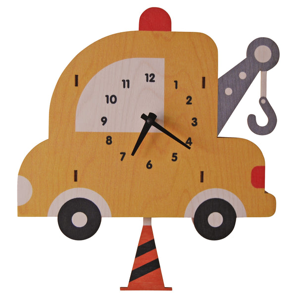 Pendulum Clock | Tow Truck - Pendulum Clocks - Poshinate Kiddos