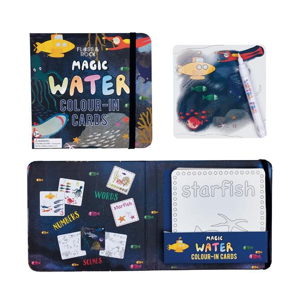 Kids Activity Water Color Card Set | Shark