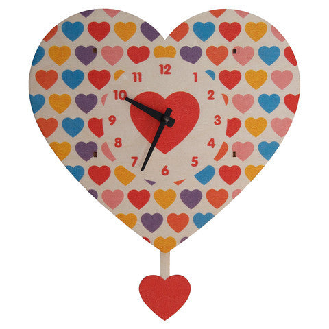 Pendulum Clock | Heart - Pendulum Clocks -  - Poshinate Kiddos