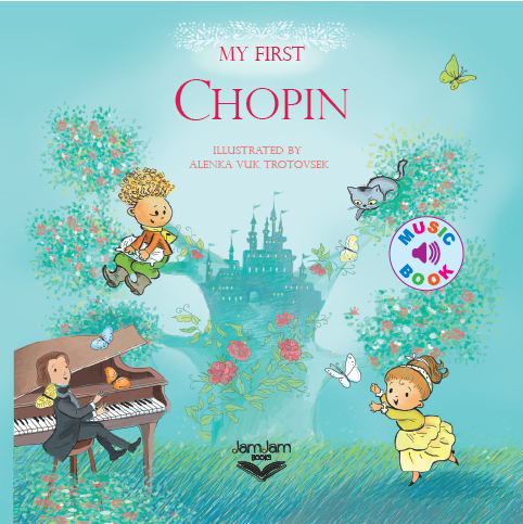 Kids Music Sound Book | Chopin - Books & Activities - Poshinate Kiddos Baby & Kids Store - cover of book