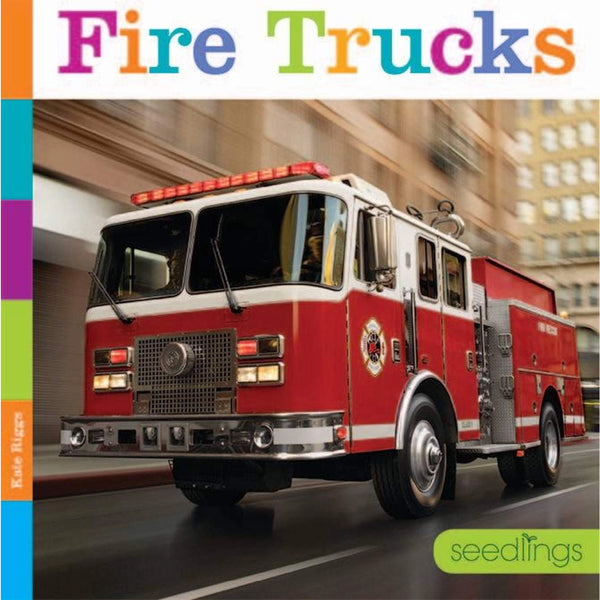 Kids Book | Fire Truck - Books & Activities - Poshinate Kiddos Baby & Kids Store - Front cover showing Fire Truck
