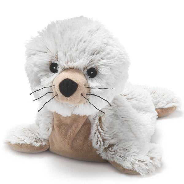 Heatable Stuffed Animal | Seal - Heatable Plush Toys - Poshinate Kiddos  Baby & Kids Store - Seal face
