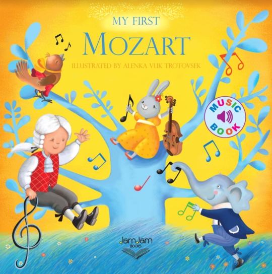 Kids Music Sound Book | Mozart - Books & Activities - Poshinate Kiddos Baby & Kids Store - cover of book
