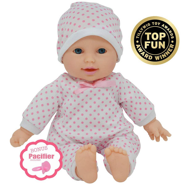 Baby Doll | Pink Outfit - Kids Toys - Poshinate Kiddos Baby & Kids Boutique - doll sitting
