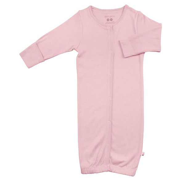 Baby Gown | Light Pink - Baby Gown - Poshinate Kiddos Baby & Kids Store - gown flat