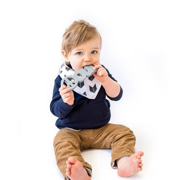 Baby Teether | #Peace Out - Grey