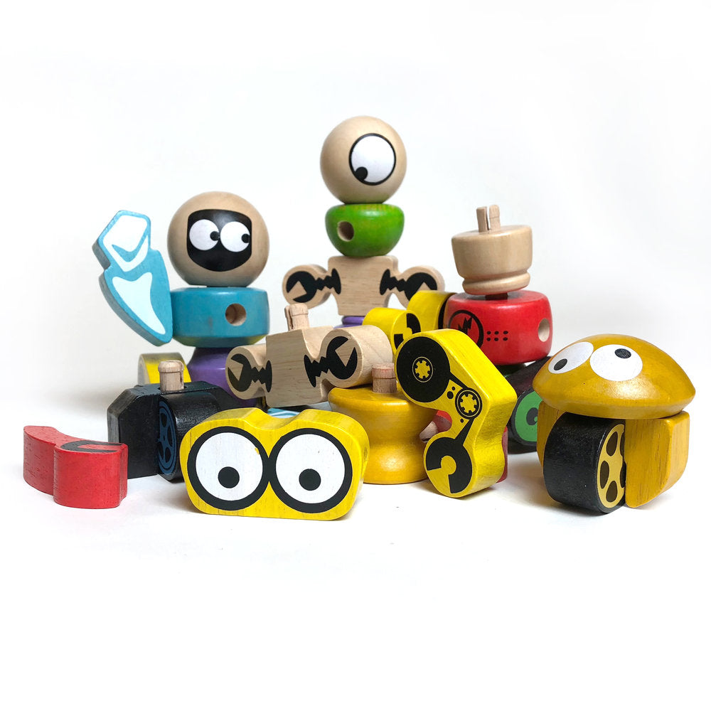 Critter Bot (8, 12, 24, 32-Pack): Vibrating Robot Tinker Kit For