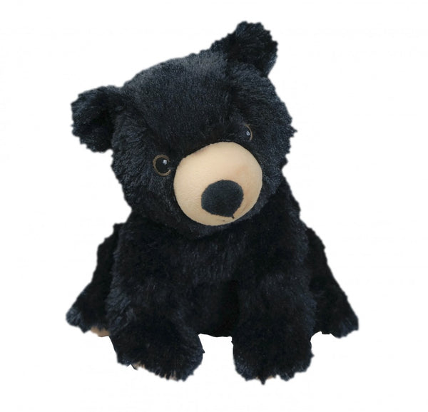 Heatable Stuffed Animal | Black Bear | Heatable Plush Toys | Poshinate Kiddos Baby & Kids Boutique