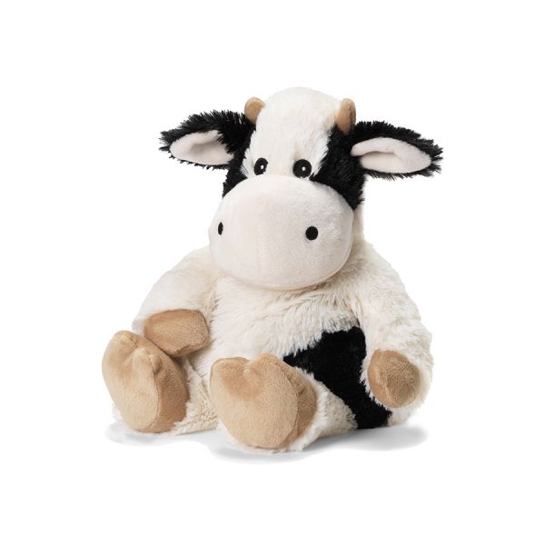 Heatable Stuffed Animal | Black & White Cow