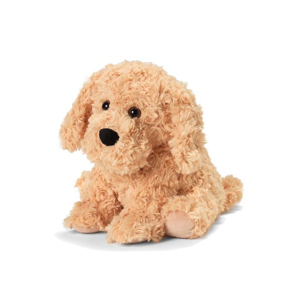 Heatable Stuffed Animal | Golden Dog - Heatable Plush Toys - Poshinate Kiddos Baby & Kids Store - curly fur dog