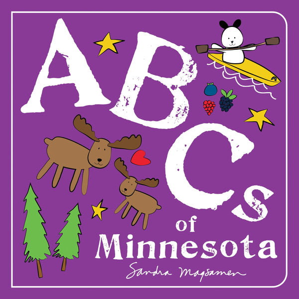 Kids Book | ABCs of Minnesota - Books and Activities - Poshinate Kiddos Baby & Kids Store - Front cover of book