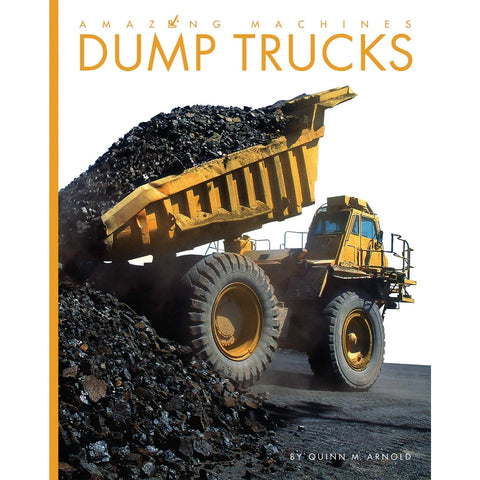 Kids Book | Amazing Machines | Dump Trucks - Books and Activities - Poshinate Kiddos Baby & Kids Store - View of book cover