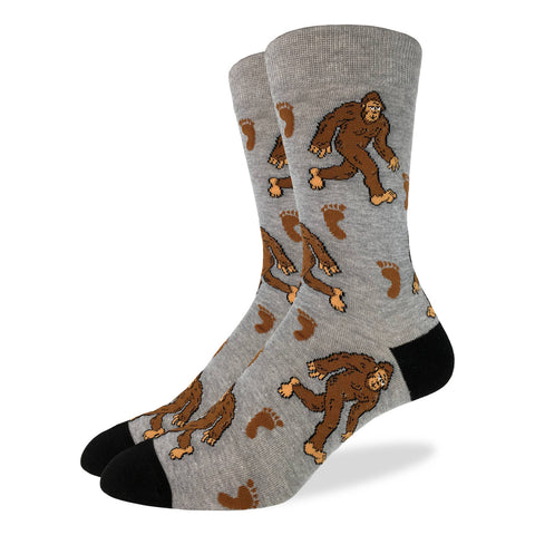 Dad Socks | Bigfoot - Dad Gifts - Poshinate Kiddos Baby & Kids Store - View of socks on feet