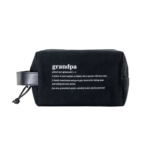 Grandpa Shaving Bag - Accessories - Poshinate Kiddos Baby & Kids Store - View of shaving bag