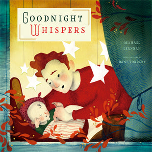 Kids Book | Goodnight Whispers - Books and activities - Poshinate Kiddos Baby & Kids Store - Baby and father at nightime